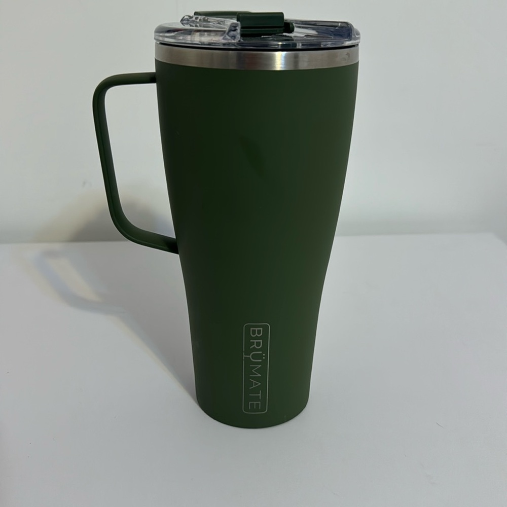 BruMate Toddy XL 32 oz Olive Drab Green BPA Free Vacuum Insulated Mug